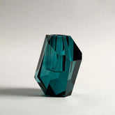 Glen Crystal Vase Blue